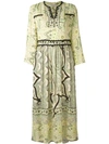 Etro Kleid Mit Paisley-print In Neutrals