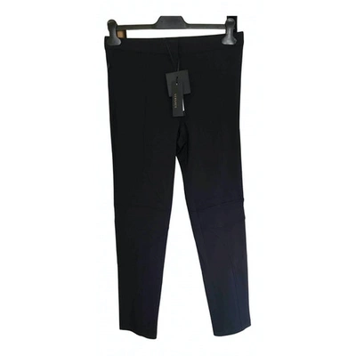 Pre-owned Versace Slim Trousers In Blue