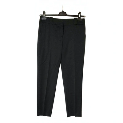 Pre-owned The Row Wool Trousers In Black