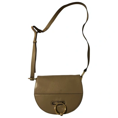 Pre-owned Jw Anderson Leather Handbag In Brown