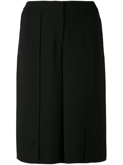 Gareth Pugh Long Tailored Shorts In Black