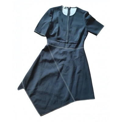 Pre-owned Stella Mccartney Wool Mid-length Dress In Black