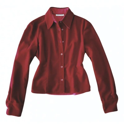 Pre-owned Emporio Armani Shirt In Burgundy