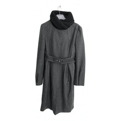 Pre-owned Philosophy Di Alberta Ferretti Wool Coat In Grey