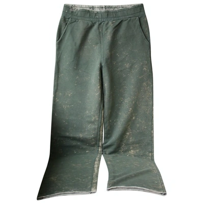 Pre-owned Cotton Citizen Trousers In Green