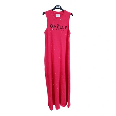 Pre-owned Gaelle Paris Maxi Dress In Red