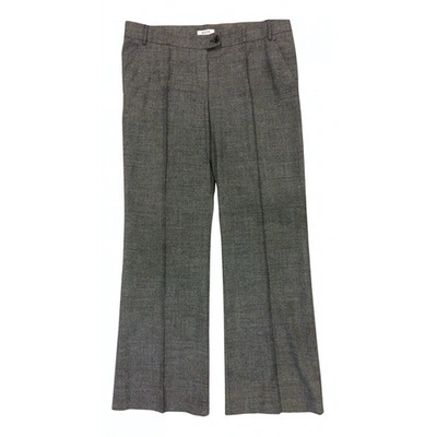 Pre-owned Moschino Cheap And Chic Wool Chino Pants In Black