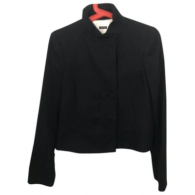 Pre-owned Joseph Wool Jacket In Black