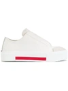 Alexander Mcqueen 40mm Cotton Canvas Sneakers In Ivo