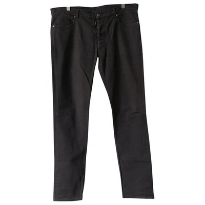 Pre-owned Maison Margiela Slim Jean In Black