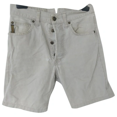 Pre-owned Armani Jeans Beige Cotton Shorts