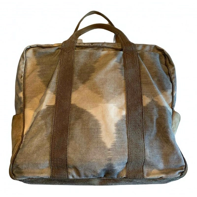 Pre-owned Missoni Handbag In Beige