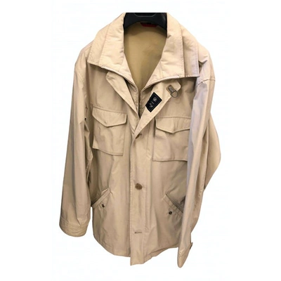 Pre-owned Fay Coat In Beige