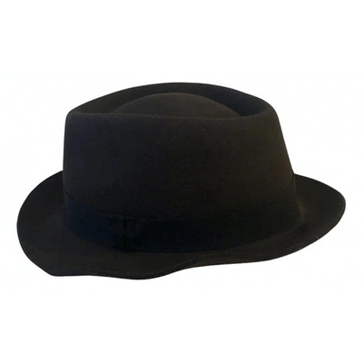 Pre-owned Patrizia Pepe Wool Hat In Brown