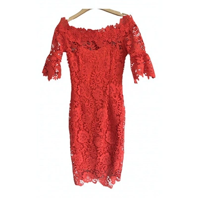 Pre-owned Paper London Mini Dress In Red