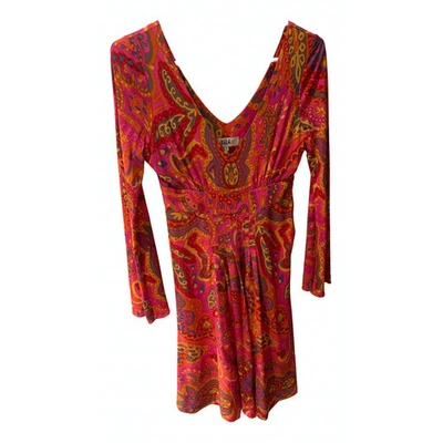 Pre-owned Tibi Silk Mid-length Dress In Multicolour