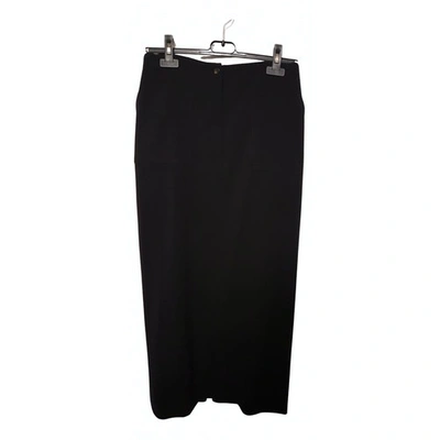Pre-owned Aspesi Maxi Skirt In Black