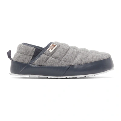 The North Face Grey Thermoball™ Traction Loafers In Gaz Grey