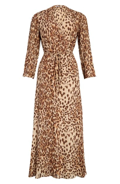 Reformation Alessandra Long Sleeve Maxi Dress In Cat | ModeSens