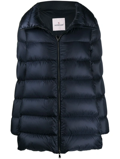 Moncler Puffer Jacket In Blue