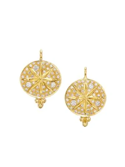 Temple St Clair Women's Celestial 18k Yellow Gold & Diamond Sorcerer Drop Earrings