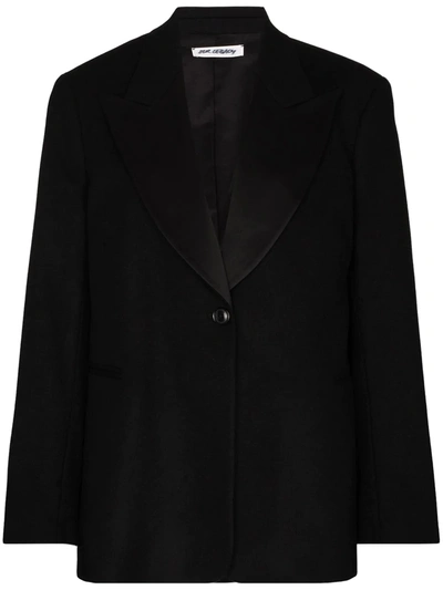 Our Legacy Boxy Button-up Blazer In Black