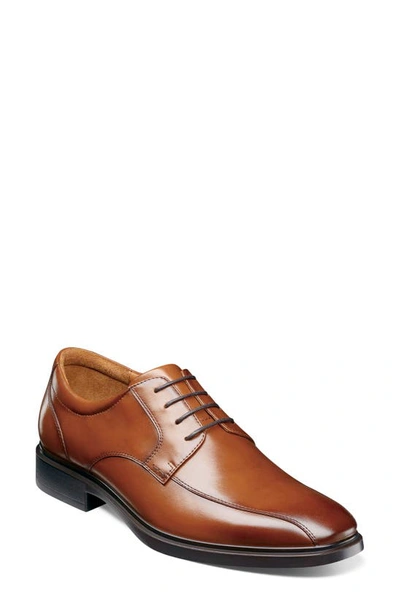 Florsheim Forecast Waterproof Bike Toe Derby In Cognac