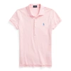 Ralph Lauren Slim Fit Stretch Polo Shirt In Garden Pink