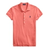 Ralph Lauren Slim Fit Stretch Polo Shirt In Starboard Red