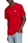 Adidas Originals Essentials T-shirt In Red In Scarlet/white