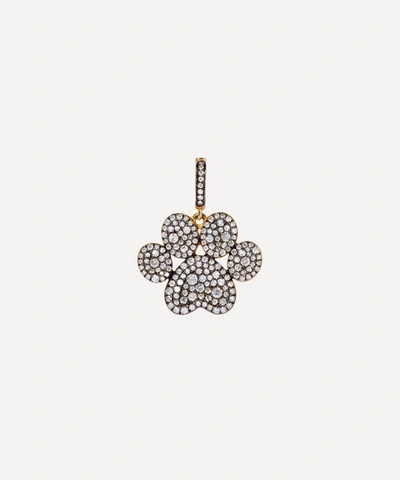 Annoushka 18ct Gold Diamond Paw Print Charm