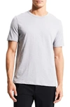 Theory 'precise' Crewneck Luxe Cotton T-shirt In Grey