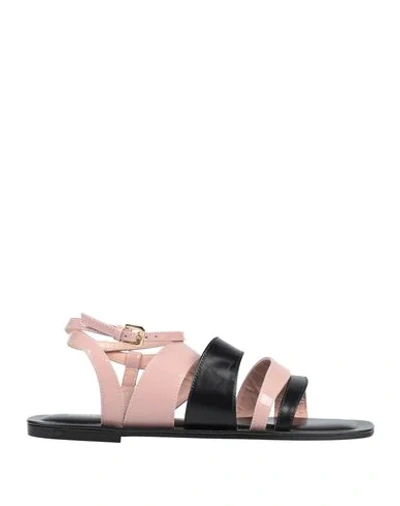 Pollini Sandals In Black