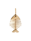 Annoushka Yellow Gold And Diamond Fish Bones Charm