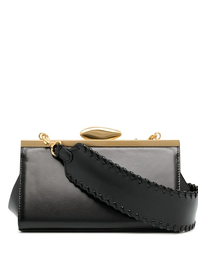 Reike Nen Pebble Long Mini Bag In Black