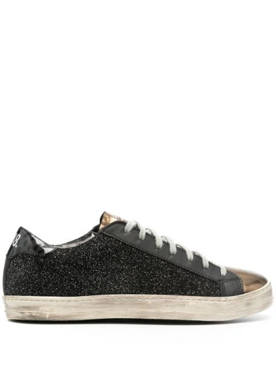 P448 John Sahara Trainers In Black