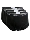 Calvin Klein 4-pack Classic Logo Briefs In Black