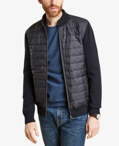 Barbour International Baffle Zip Top - Black