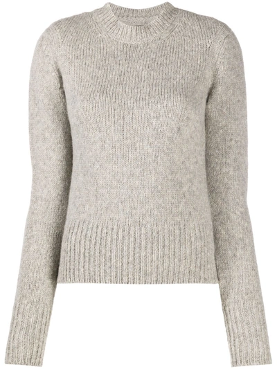 Isabel Marant Erwany Knitted Jumper In Grey