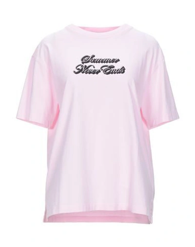 Sandro T-shirts In Pink