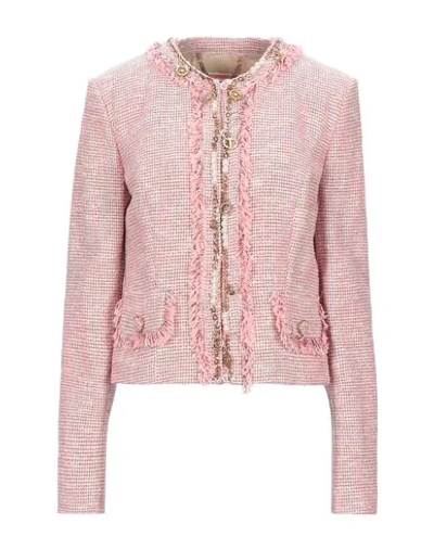 Elisabetta Franchi Sartorial Jacket In Pink