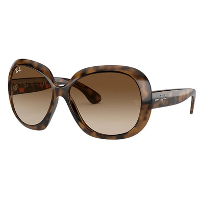 Ray Ban Jackie Ohh Ii Sunglasses Shiny Havana Frame Brown Lenses 60-14
