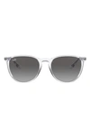 Ray Ban Erika Color Mix Sunglasses Violet Frame Grey Lenses 54-18