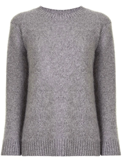 Coohem Knitted Cashmere Jumper In Grey