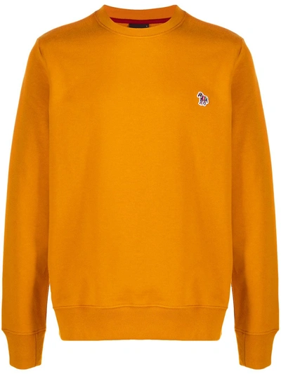 Ps By Paul Smith Crew Neck Sweatshirt In Orange