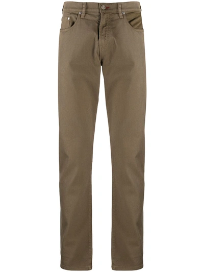 Ps By Paul Smith Straight-leg Chinos In Brown