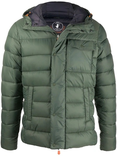 Save The Duck D3972m Gigay Padded Jacket In Green