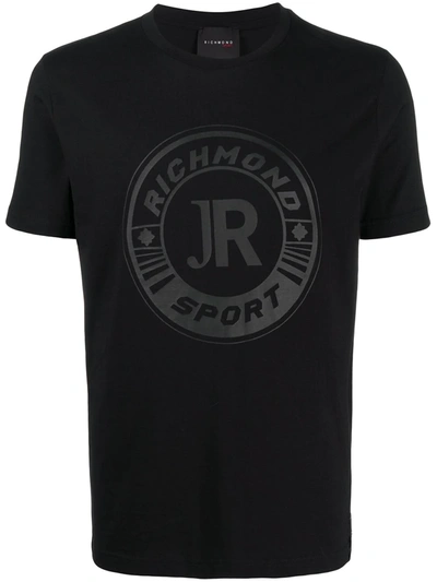 John Richmond Logo Print Short-sleeved T-shirt In Black