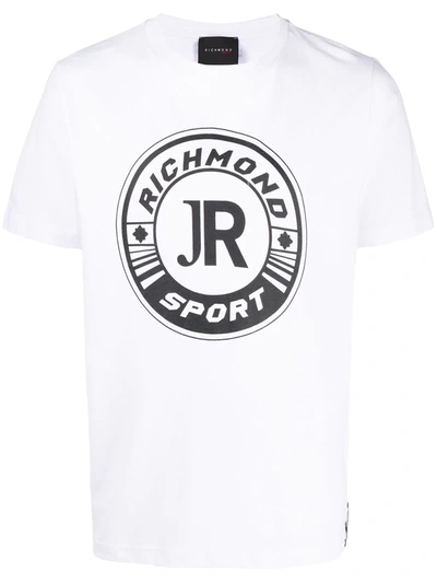 John Richmond Logo Crest T-shirt In White