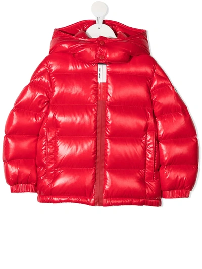 Moncler Kids' Down Puffer Jacket In Red